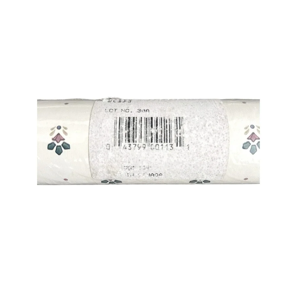 Vintage‎ Borden Wallpaper Vinyl Wallcovering Floral Country Kitchen Cottagecore